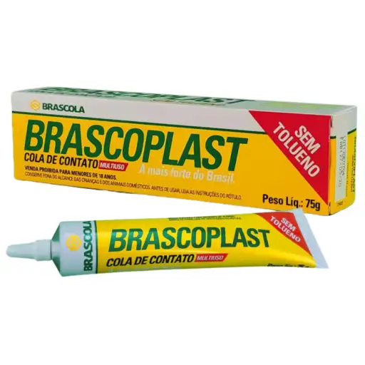 ADESIVO BRASCOPLAST 75GRS SEM TOLUENO