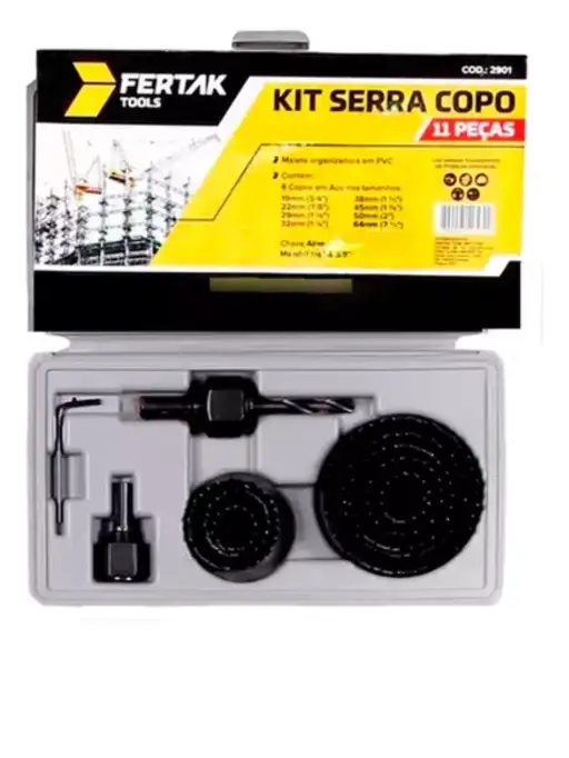  KIT SERRA COPO C/ 11 PCS FERTAK