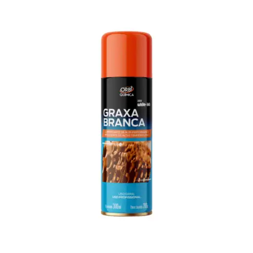 GRAXA SPRAY BRANCA ORBI QUIMICA 300ML